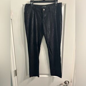 SEVEN Brand Velvety Floral thin Ankle/Capri Pants